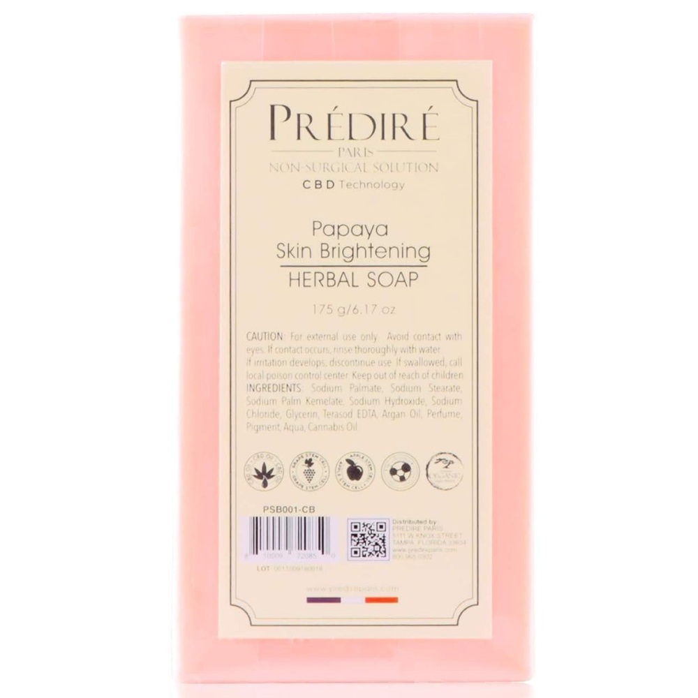 Papaya Skin Brightening Herbal Soap - Pink